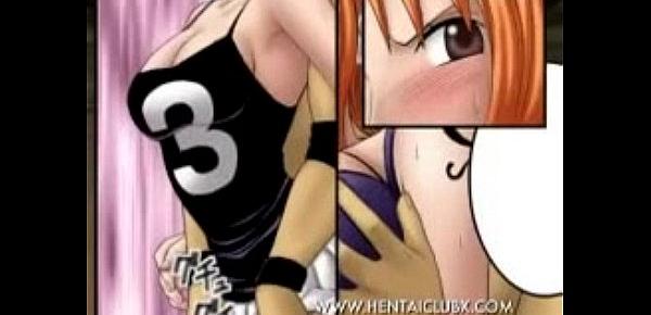  anime girls Nami  Robin  Spankwirecom nude